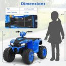 24V Kids Ride-On Electric ATV with Wireless Connection for Toddlers 3-8 Years Old by LJGDeals