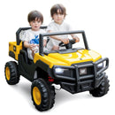 24V Ride-On Dump Truck 2-Seater with Remote Control - Yellow by LJGDeals