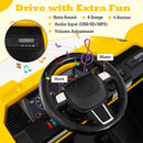 24V Ride On Excavator 4WD 2-Seater with Remote Control and Digging Arm-Yellow by LJGDeals