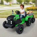 24V Ride On Tractor for Kids Electric Vehicle with Detachable Trailer and Remote Control by LJGDeals