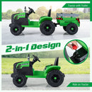 24V Ride On Tractor for Kids Electric Vehicle with Detachable Trailer and Remote Control by LJGDeals