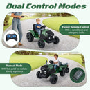 24V Ride On Tractor for Kids Electric Vehicle with Detachable Trailer and Remote Control by LJGDeals