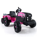 24V Ride On Tractor for Kids Electric Vehicle with Detachable Trailer and Remote Control by LJGDeals