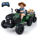 24V Ride On Tractor for Kids Electric Vehicle with Detachable Trailer and Remote Control by LJGDeals