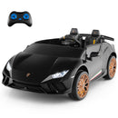 24V Ride-on Car for Kids 4WD 2-Seater Licensed Lamborghini Electric Vehicles with Music