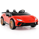 24V Ride-on Car for Kids 4WD 2-Seater Licensed Lamborghini Electric Vehicles with Music