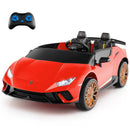 24V Ride-on Car for Kids 4WD 2-Seater Licensed Lamborghini Electric Vehicles with Music by LJGDeals