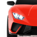 24V Ride-on Car for Kids 4WD 2-Seater Licensed Lamborghini Electric Vehicles with Music