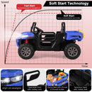 24V Ride on Dump Truck with Remote Control-Navy