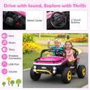 24V Ride on Toy for Kids 2 Seater Ride on Truck Car with Horn Music Story by LJGDeals