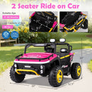 24V Ride on Toy for Kids 2 Seater Ride on Truck Car with Horn Music Story