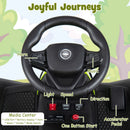 24V Ride on Tractor with Detachable Trailer and Music for Boys Girls by DirectDeals