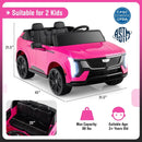24V Ride on Truck 2-Seater Licensed Cadillac with Remote Control by LJGDeals