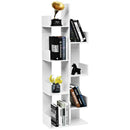 8-Tier Bookshelf Bookcase with 8 Open Compartments Space-Saving Storage Rack by LJGDeals