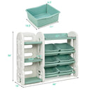 Kids Toy Storage Organizer with Bins and Multi-Layer Shelf for Bedroom Playroom by LJGDeals