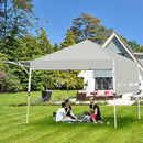 17 Feet x 10 Feet Foldable Pop Up Canopy with Adjustable Instant Sun Shelter by LJGDeals