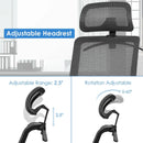 Height Adjustable Ergonomic High Back Mesh Office Chair with Hange by LJGDeals