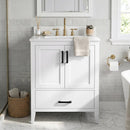 24.5" Bathroom Vanity with Ceramic Sink and Drawer by LJGDeals