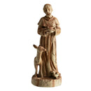 24.5 inch St. Francis Statue with Bird Feeder Saint Francis of Assisi with Animals Sculpture by LJGDeals