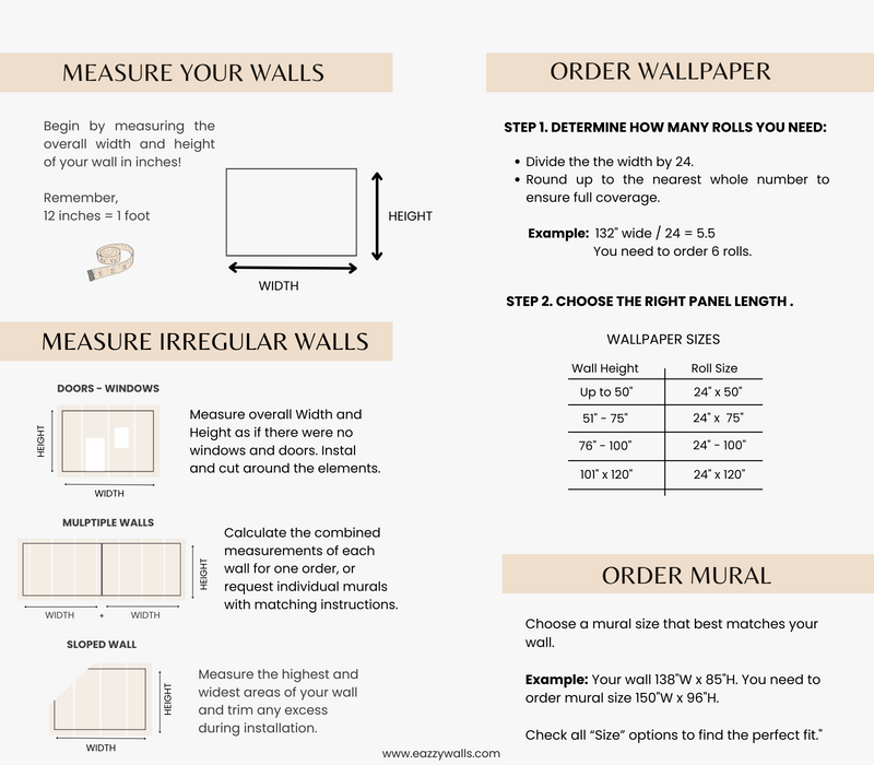 Neutral Toned Banana Leaf Wallpaper Mural