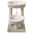 24" Cat Tower with Plush Perches & Scratching Posts by LJGDeals