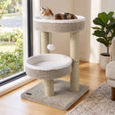 24" Cat Tower with Plush Perches & Scratching Posts by LJGDeals