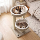 24" Cat Tower with Plush Perches & Scratching Posts by LJGDeals