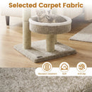 24" Cat Tower with Plush Perches & Scratching Posts by LJGDeals