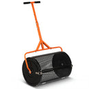 24 Inch Compost Spreader Peat Moss Spreader Roller with Height-Adjustable T-Shaped Handle by LJGDeals