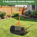 24 Inch Compost Spreader Peat Moss Spreader Roller with Height-Adjustable T-Shaped Handle by LJGDeals