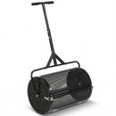 24 Inch Compost Spreader Peat Moss Spreader Roller with Height-Adjustable T-Shaped Handle by LJGDeals