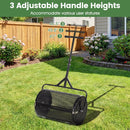 24 Inch Compost Spreader Peat Moss Spreader Roller with Height-Adjustable T-Shaped Handle by LJGDeals