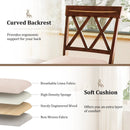Counter Height Swivel Bar Stools with Upholstered Seat - Set of 2 by LJGDeals