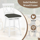 Counter Height Swivel Bar Stools with Upholstered Seat by LJGDeals