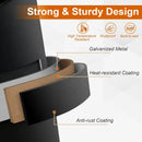 24 Inch Heavy-Duty Metal Fire Pit Bowl Outdoor Wood-Burning Firepit with Handles by LJGDeals