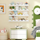 Wall-Mounted Picture Ledge Shelf Set of 4 - 24 Inch White by DirectDeals