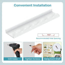Wall-Mounted Picture Ledge Shelf Set of 4 - 24 Inch White by LJGDeals