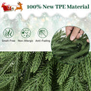 24 Inch Pre-lit Christmas Wreath with 108 Branch Tips and 35 Warm White LED Lights for Wall Window by DirectDeals