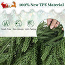 24 Inch Pre-lit Christmas Wreath with 108 Branch Tips and 35 Warm White LED Lights for Wall Window by LJGDeals