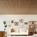 24-Pack PVC Slat Wall Panels for Interior Wall Decoration for Living Room and TV Background by DirectDeals