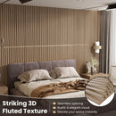 24-Pack PVC Slat Wall Panels for Interior Wall Decoration for Living Room and TV Background by LJGDeals