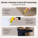 24-Pack PVC Slat Wall Panels for Interior Wall Decoration for Living Room and TV Background by DirectDeals