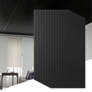 24-Pack PVC Slat Wall Panels for Interior Wall Decoration for Living Room and TV Background by DirectDeals