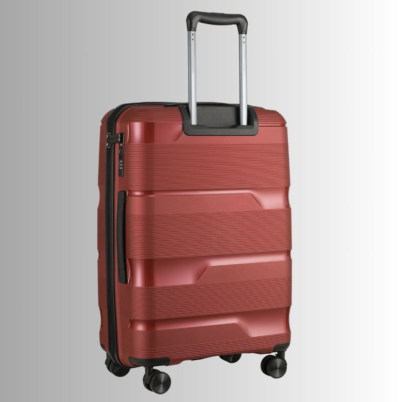 24-inch Red Hardcase Roller Luggage