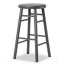 24" Swivel Bar Stools Set of 2 with Footrests by LJGDeals
