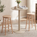 24" Swivel Bar Stools Set of 2 with Footrests by LJGDeals