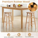 24" Swivel Bar Stools Set of 2 with Footrests by LJGDeals