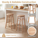 24" Swivel Bar Stools Set of 2 with Footrests by LJGDeals