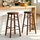 24" Swivel Bar Stools Set of 2 with Footrests by LJGDeals