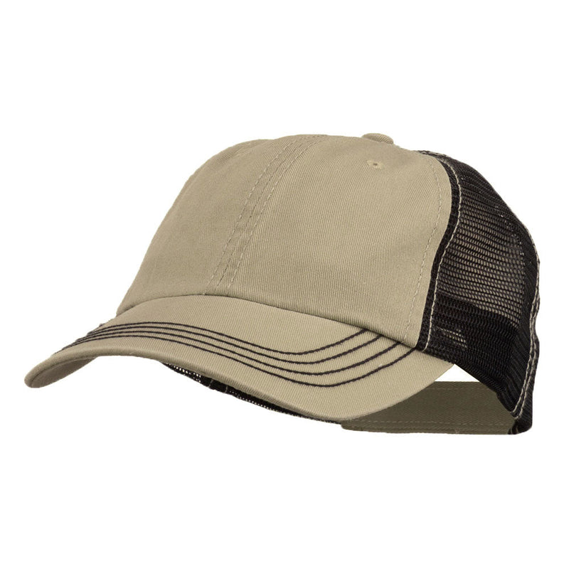 Cotton Twill Wash Trucker Cap